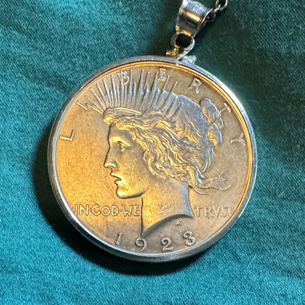 Vintage Coin Pendant Necklace